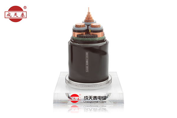 銅芯，交聯(lián)聚乙烯絕緣，鋼帶鎧裝聚乙烯護(hù)套電力電纜YJV22 3.6/6（7.2）kV