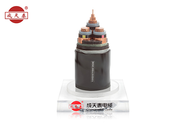 銅芯，交聯(lián)聚乙烯絕緣，鋼帶鎧裝聚乙烯護(hù)套電力電纜 YJV22 3.6/6（7.2）kV